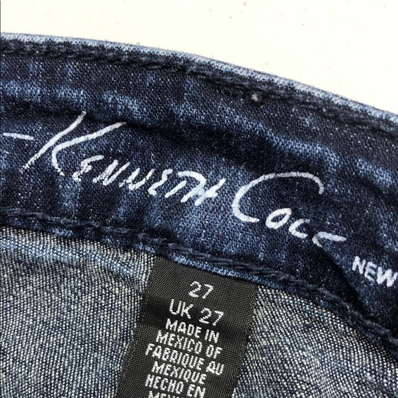 KENNETH COLE DARKWASH SKINNY JEANS 27x31 ⭐️ - Picture 2 of 12